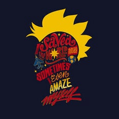 Captain Marvel fotobehang