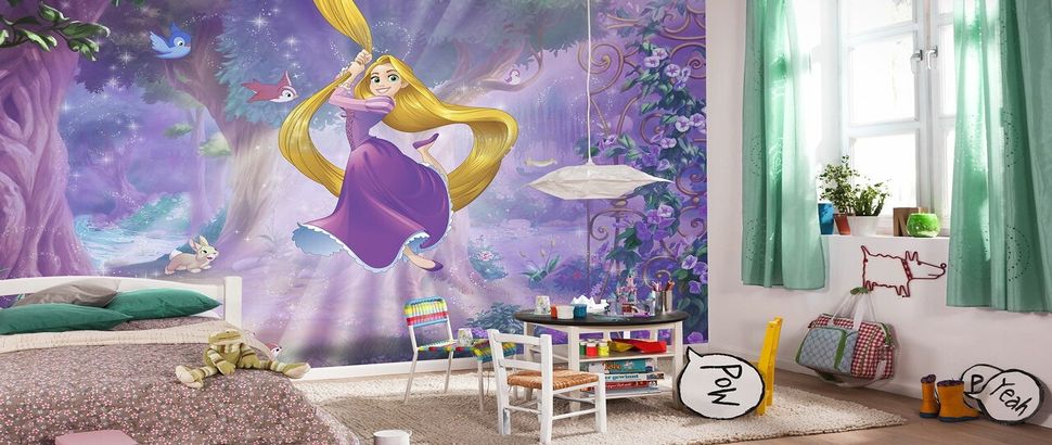 Fotobehang van Disney Rapunzel bij Fotobehangkoning