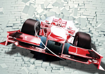 3D Fotobehang Formule 1