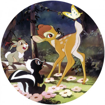 Disney Behangcirkel Bambi Butterfly - Ø 125 cm