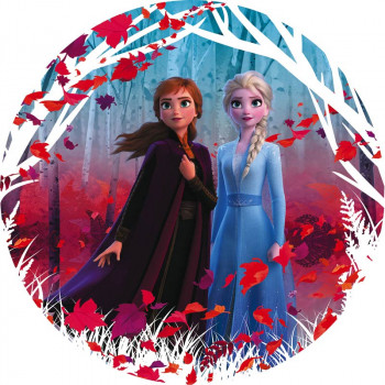 Disney Behangcirkel Frozen 2 Winter is Coming - Ø 125 cm