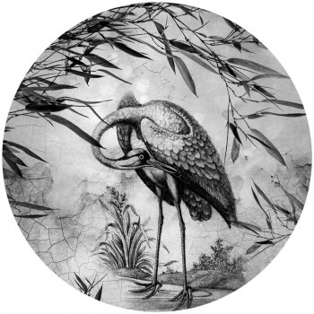 Behangcirkel Kraanvogel