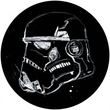 Behangcirkel Star Wars Ink Stormtrooper - Ø 125 cm