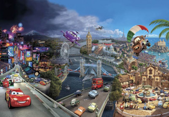 Disney Fotobehang Cars World - 368 x 254 cm