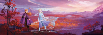 Disney Fotobehang Frozen Panorama - 368 x 127 cm