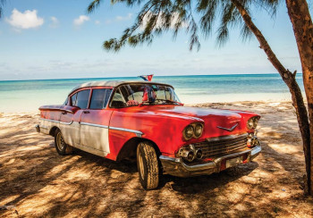 Fotobehang Auto in Cuba