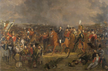 Fotobehang De Slag bij Waterloo