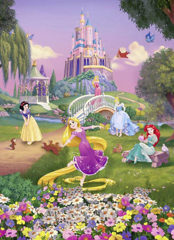 Fotobehang Disney Prinsessen - 184 x 254 cm