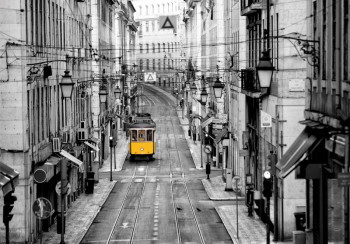 Fotobehang Lissabon Tram
