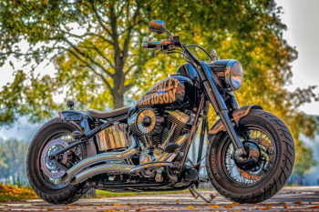 Fotobehang Harley Davidson