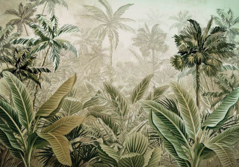 Fotobehang Jungle Planten