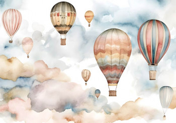 Fotobehang Kleurrijke Luchtballonnen