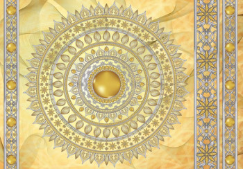 Fotobehang Mandala in Gold