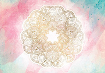 Fotobehang Mandala Pastel