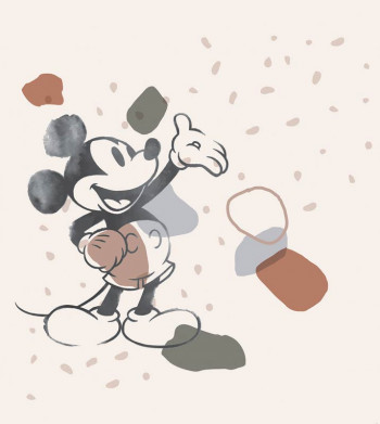 Disney Fotobehang Mickey Mouse Confetti - 250 x 280 cm