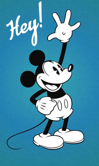 Disney Fotobehang Mickey Mouse Hey - 120 x 200 cm