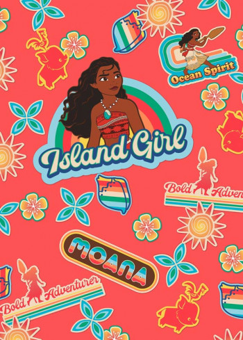 Disney Fotobehang Moana Island Girl - 200 x 280 cm