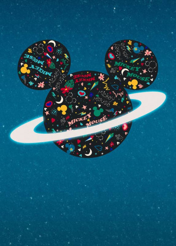 Disney Fotobehang Planet Mickey - 200 x 280 cm