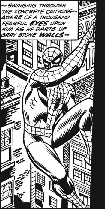 Fotobehang Spiderman Classic Climb - 100 x 200 cm