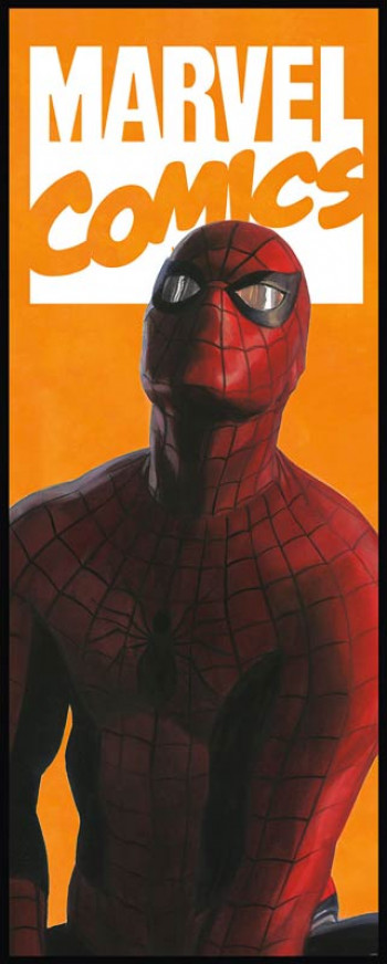 Fotobehang Spiderman Comic - 100 x 250 cm