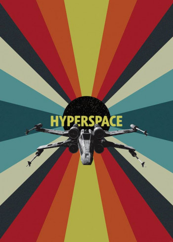 Fotobehang Star Wars Hyperspace - 200 x 280 cm