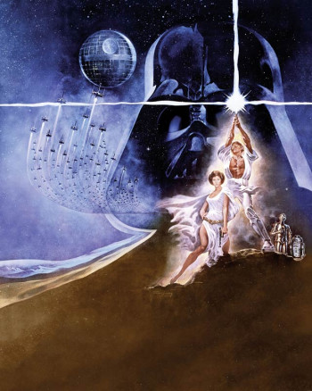 Fotobehang Star Wars Poster Classic 2 - 200 x 250 cm