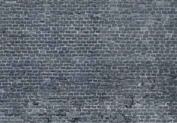 Fotobehang Stenen Muur in Antraciet