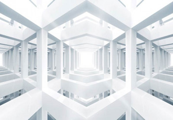 Fotobehang White Space Room 3D