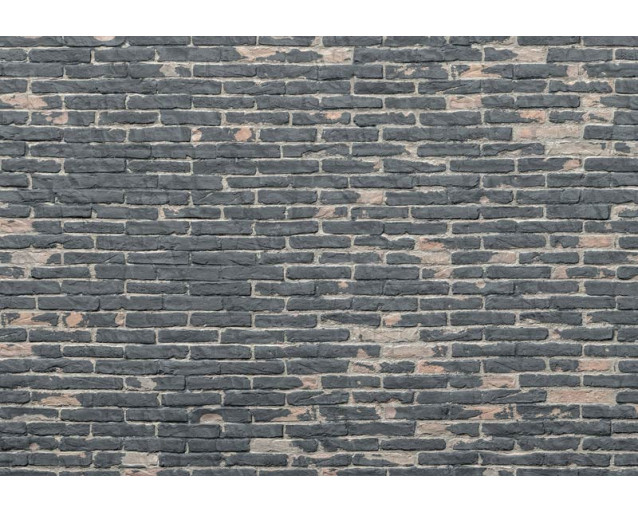 Painted bricks fotobehang, met een kleurrijke stenen muur in een abstracte en creatieve weergave.