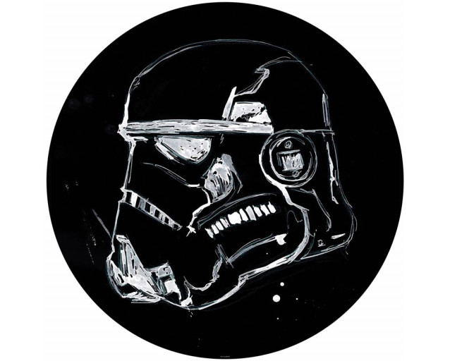 Behangcirkel Star Wars Ink Stormtrooper - Ø 125 cm