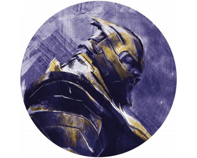 Behangcirkel Avengers Painting Thanos - Ø 125 cm