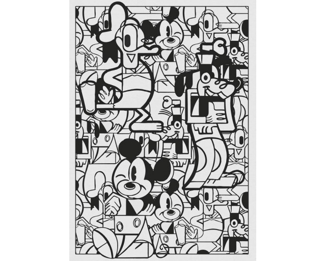 Disney Fotobehang Mickey Constructive - 200 x 280 cm