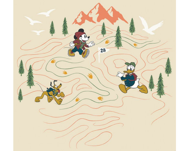 Disney Fotobehang Mickey Meets the Mountain - 300 x 280 cm