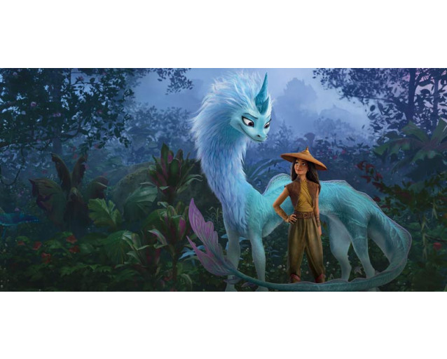 Disney Fotobehang Raya Jungle - 500 x 250 cm