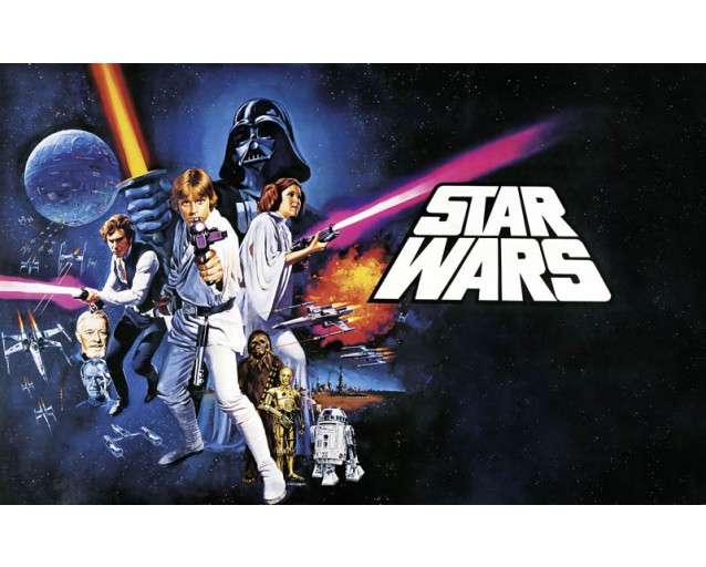 Fotobehang Star Wars Classic Poster - 400 x 250 cm