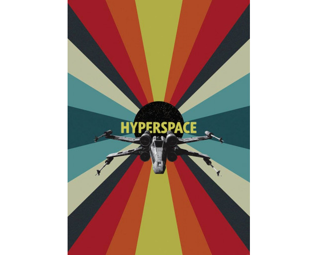 Fotobehang Star Wars Hyperspace - 200 x 280 cm