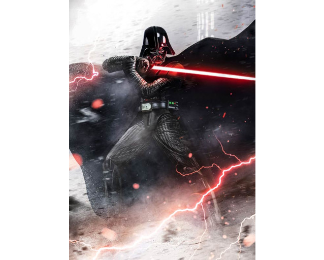 Fotobehang Star Wars Vader Dark Forces - 200 x 280 cm