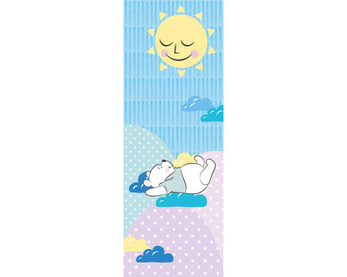 Winnie de Poeh dromenland fotobehang, ideaal voor een kalmerende kinderkamer.