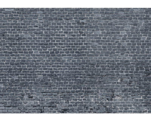 Donkergrijze bakstenen muur, weergegeven met een realistische textuur voor een moderne en industriële uitstraling.