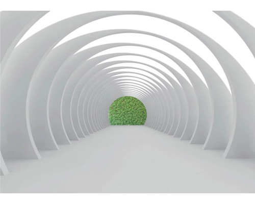 Fotobehang Tunnel naar het Groen