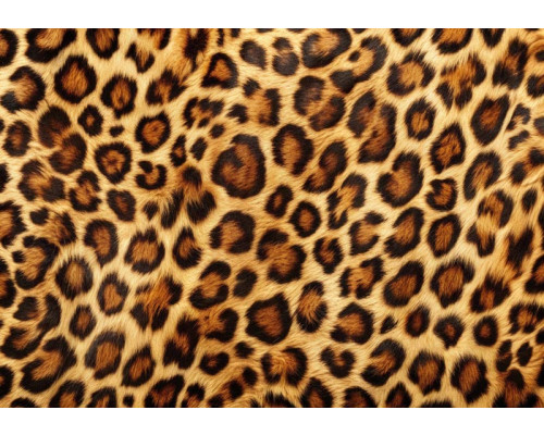 Fotobehang van een panterprint met luipaardvacht en jaguar, voor een wilde en exotische uitstraling.