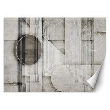 Fotobehang, Architectuur Beton Cirkels Vormen