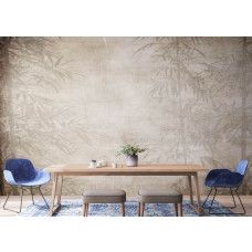 Inspirerend fotobehang van bamboe in een kantoor, stimuleert focus en creativiteit met een natuurlijke uitstraling.