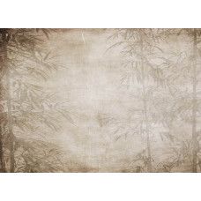 Fotobehang met artistieke bamboe-afbeelding, perfect voor een natuurlijke en stijlvolle uitstraling.