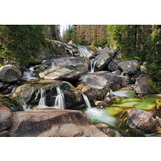 Fotobehang, Bergbeek Natuurlandschap