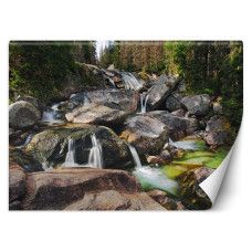 Fotobehang, Bergbeek Natuurlandschap