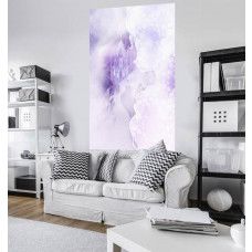 Een fotobehang van Disney’s Frozen met wintermist, zichtbaar in een kinderkamer.