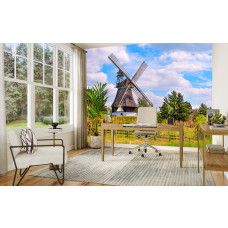 Fotobehang Molen in de Lente in een kantoor met inspirerende en frisse omgeving.