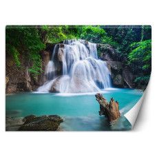 Fotobehang, Waterval in de tropen