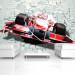 3D Fotobehang Formule 1